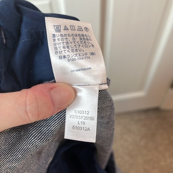 Lands' End Linen Blend High Rise Wide Leg Pull On Career Pants - Size 22W - Picture 11 of 11